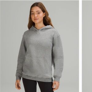 Lululemon All Yours Hoodie Heathered Core Medium Gray Fleece
